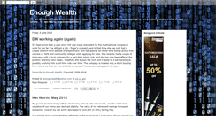 Desktop Screenshot of enoughwealth.com